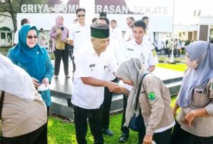 Ribuan Petugas Kebersihan dan Tukang Ojek di Muba Dapat THR dari Pj Bupati Apriyadi