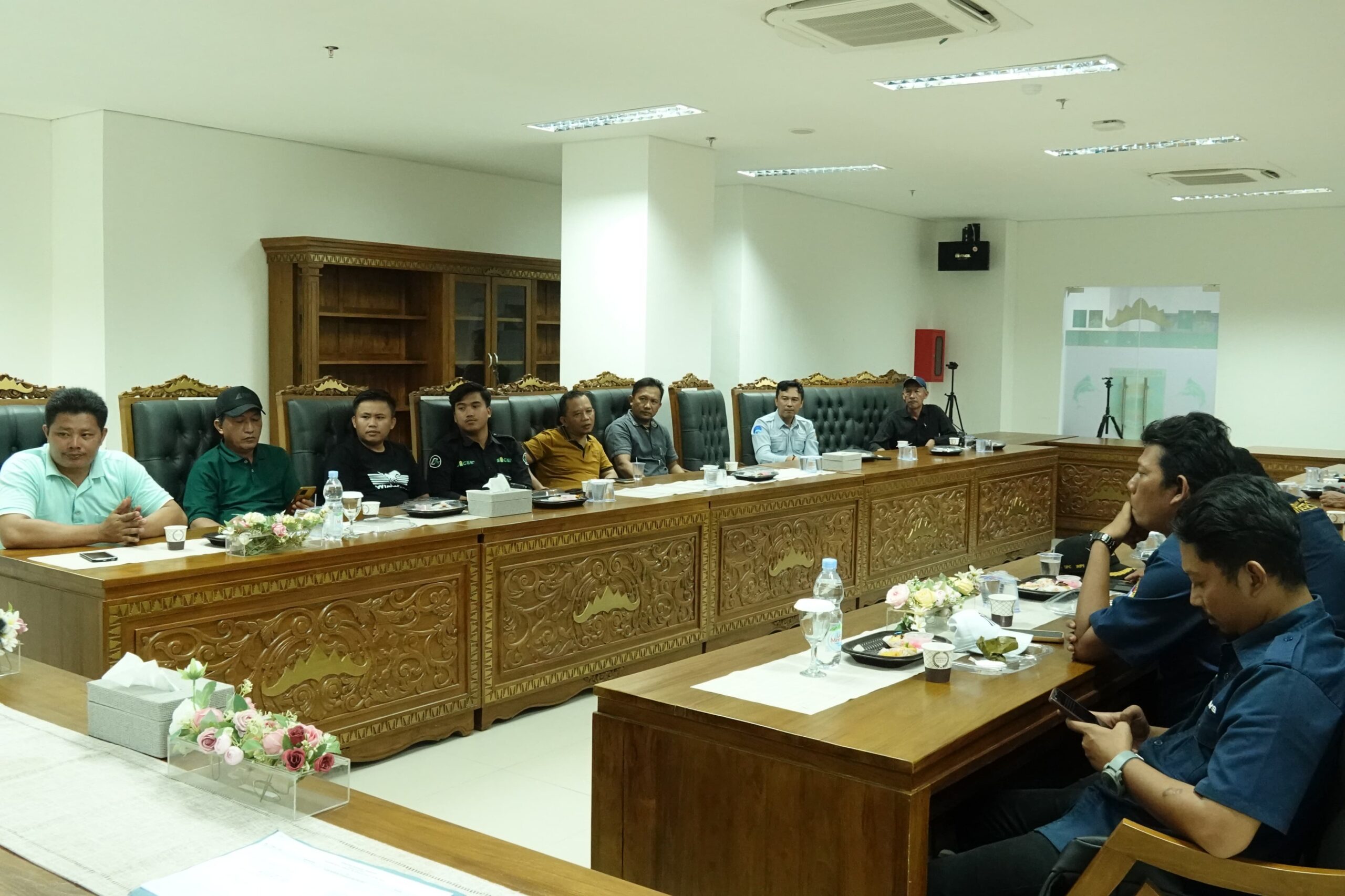 Bupati agus istiqlal jumpa pers terkait kegiatan world surf league(WSL) Krui pro