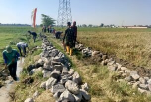 Dari Sasaran Fisik Pembuatan Talud dan pengecoran Jalan, Sisa waktu yang ada Pekerjaan terus dikebut