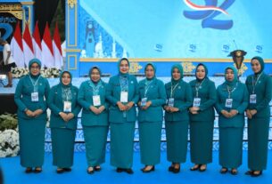 Riana Sari Arinal Hadiri Puncak Peringatan Hari Kesatuan Gerak PKK ke-52 dan Jambore Nasional Kader PKK Se-Indonesia di Taman Balekambang, Surakarta