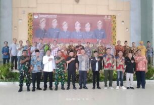 KPU Lampura Lantik 741 PPS Pilgub dan Pilkada tahun 2024
