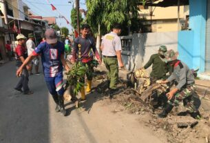 Melalui Karya Bakti Daerah Tahap I TA.2024 Koramil 04/Jebres Pelopori Semangat Gotong Royong