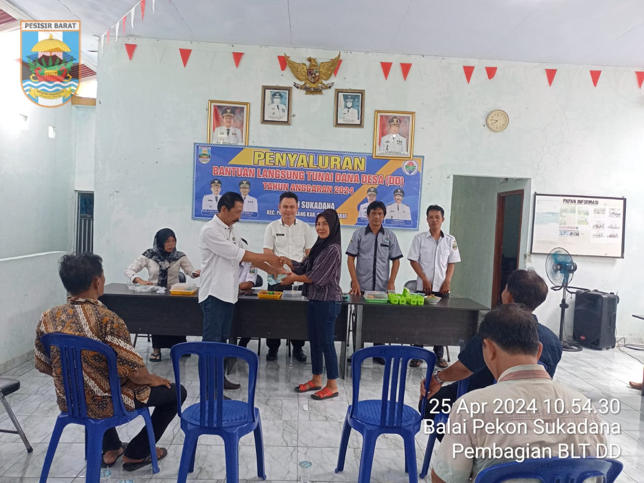 Pekon Sukadana pulau pisang Realisasikan BLT dd tahap 1 tahun 2024 dan Salurkan Pembagian Ketahanan Pangan