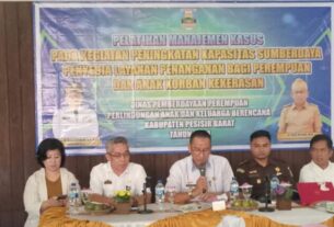 Pelatihan Manajemen Kasus Penanganan Bagi Perempuan dan Anak Korban Kekerasan