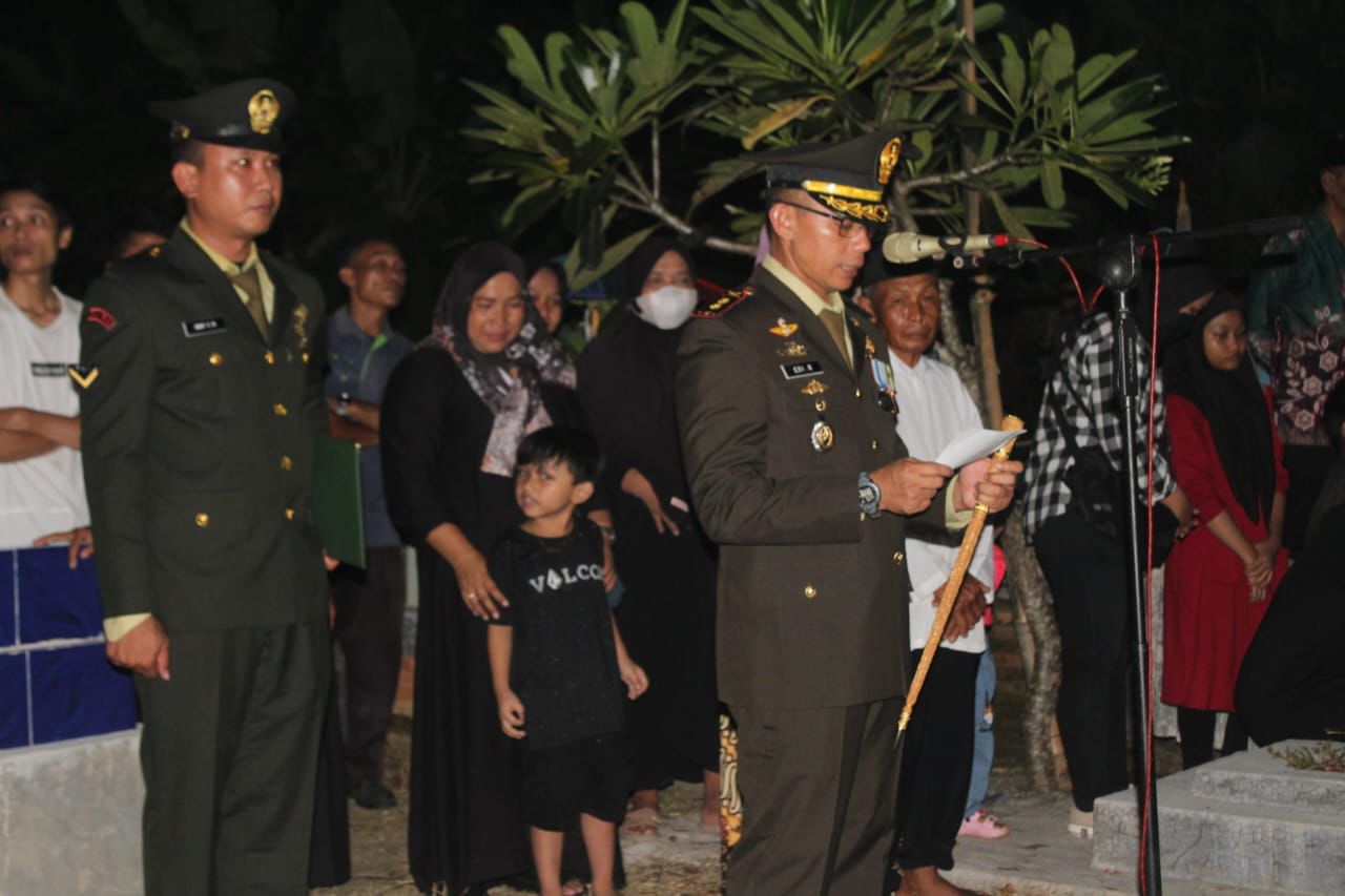 Penghormatan Terakhir, Dandim 0728/Wonogiri Pimpin Upacara Pemakaman Almarhum Koptu Eko Supriyanto