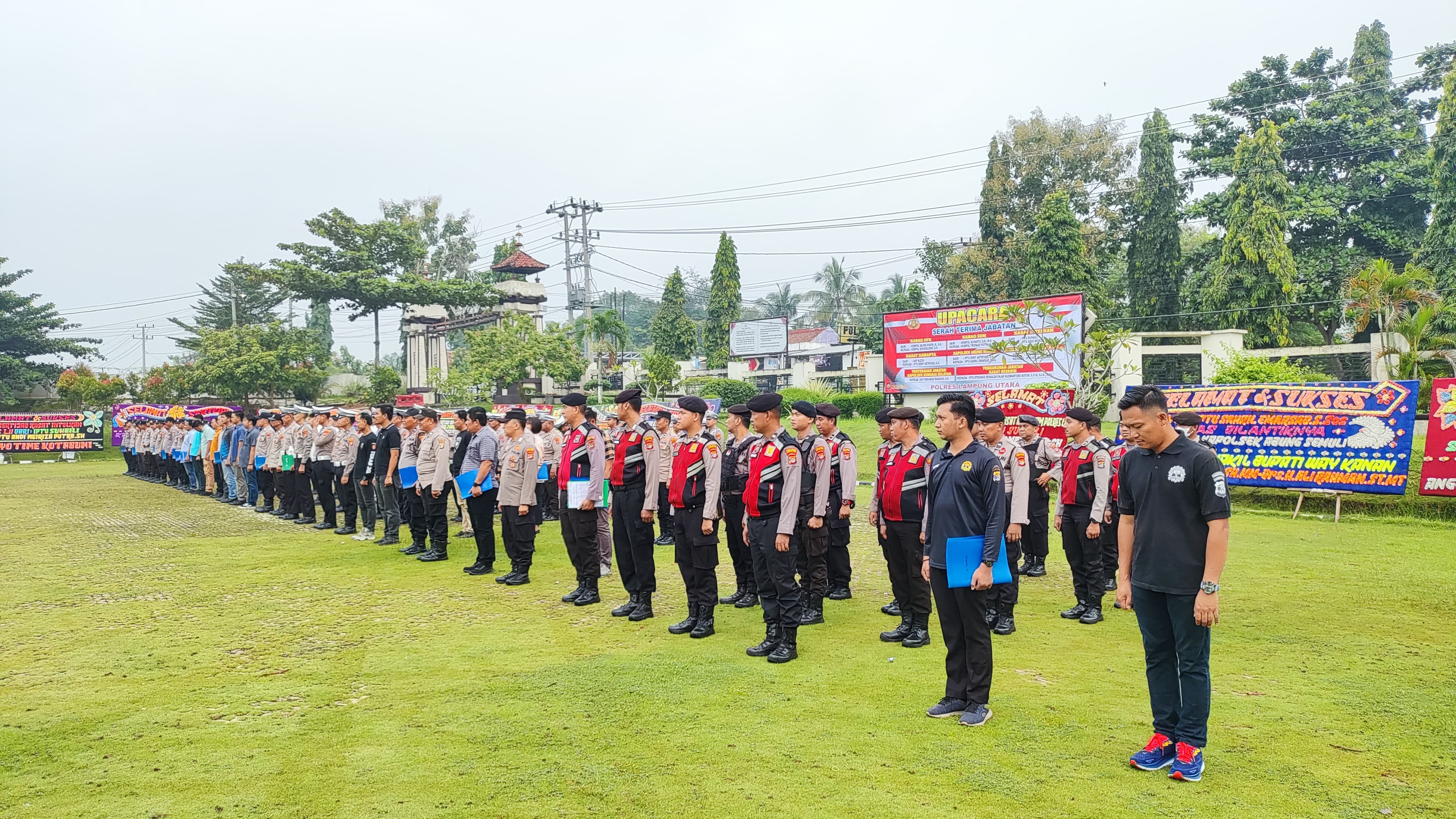 Hari Buruh, Polres Lampung Utara Siagakan Personel