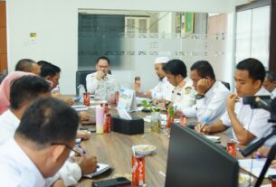 Sekda Saipul Pompin Rapat Persiapan Pengajian Akbar Gubernur Lampung di Way Kanan