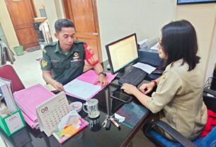 Sertu Widodo Ajak Perangkat Kelurahan Tingkatkan Sinergitas Dan Kerjasama Yang Baik