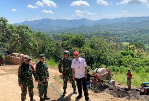 TMMD Sengkuyung Tahap II Kodim 0728/Wonogiri Garap Jalan Antar Dusun Sepanjang 1.000 Meter