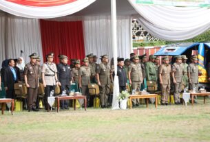 Wakili Gubernur Jadi Irup Upacara HUT Satpol PP dan Satlinmas, Sekdaprov Fahrizal Tekankan 3 Poin Penting yang Harus Diperhatikan Satpol PP dan Satlinmas di Provinsi Lampung