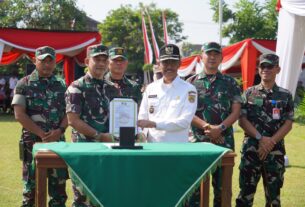 Danrem 074/Warastratama Hadiri Pembukaan TMMD Reg ke-120 Kodim 0726/Sukoharjo