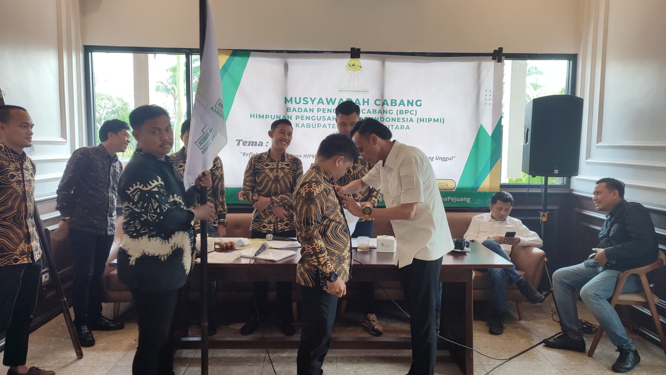 Ade Andre Irawan Nakhodai HIPMI lampung utara