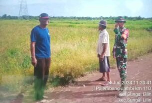 Babinsa Koramil 401-01/SL dan Kelompok Tani Bersinergi Untuk Ketahanan Pangan