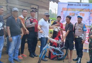 Hari Bhayangkara ke 78, Polsek Tulang Bawang Tengah Gelar Lomba Burung Kicau