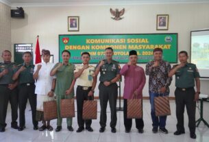 Kodim Boyolali Pererat Hubungan Dengan Komponen Masyarakat