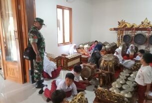 Peran Serta Babinsa Tegalharjo Dalam Pelestarian Budaya Karawitan Sejak Dini