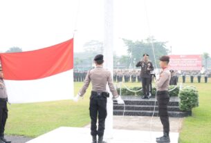 Pimpin Upacara Peringatan Hari Lahir Pancasila, AKBP James: Pancasila Harus Kita Jiwai dan Dipedomani