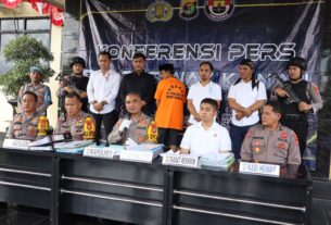 Polres Way Kanan Ungkap Kasus Dugaan Tindak Pidana Korupsi Dana APBK Kampung Sidoarjo Kecamatan Blambangan Umpu Kabupaten Way Kanan TA.2020
