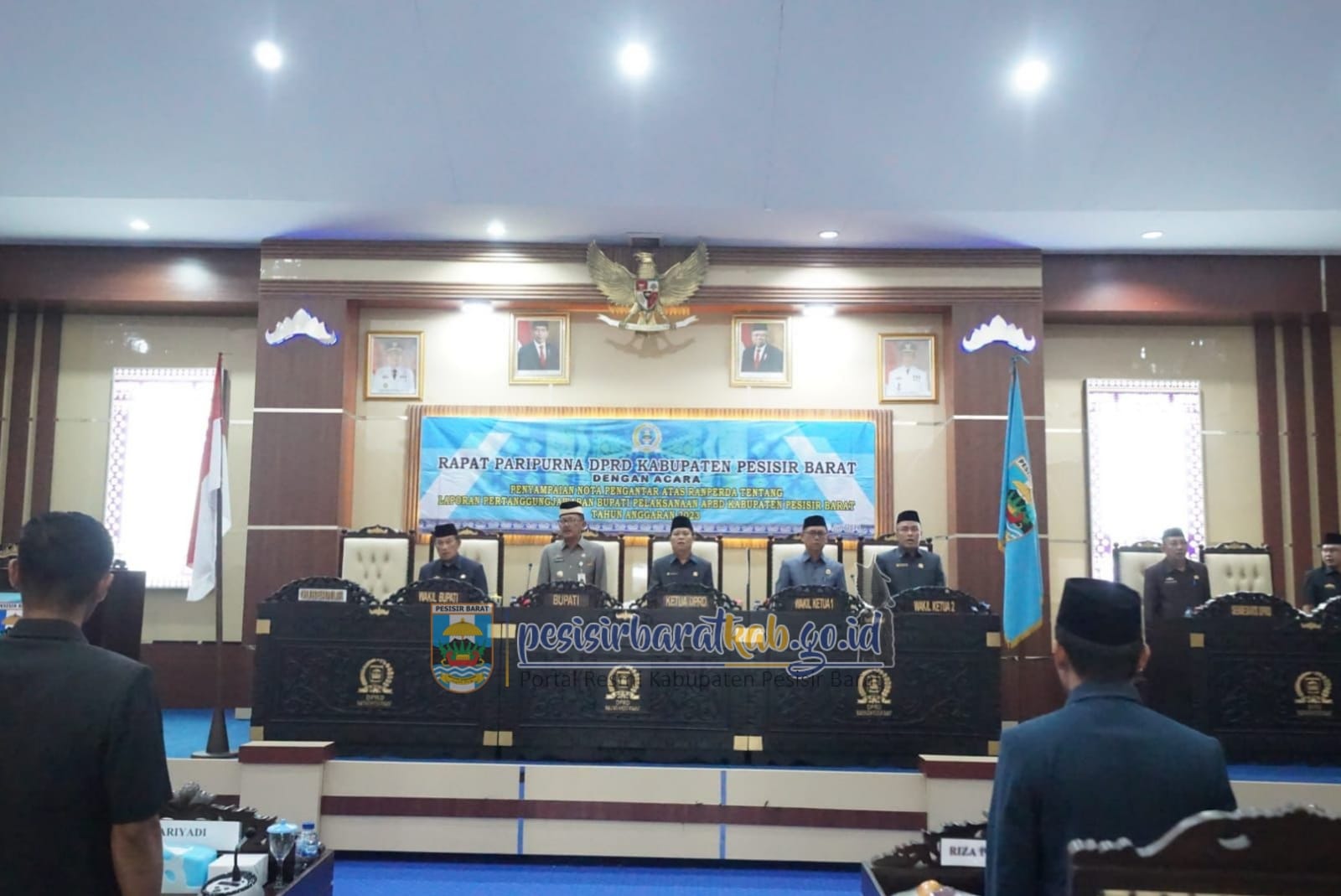 Rapat Paripurna dengan Agenda penyampaian Nota Pengantar Atas Pertanggungjawaban Pelaksanaan APBD Tahun 2023