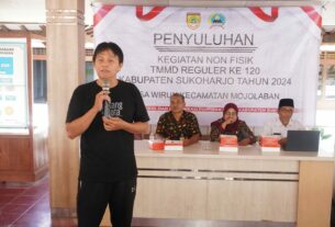 TMMD Reguler ke-120 Kodim 0726/Sukoharjo Laksanakan Kegiatan Non Fisik Penyuluhan Pertanian