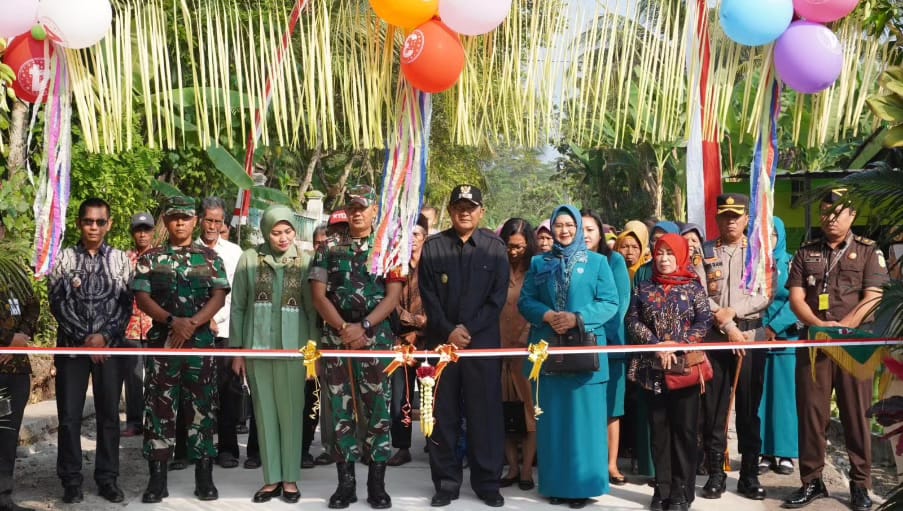 TMMD Sengkuyung Di Desa Gunung Resmi Ditutup