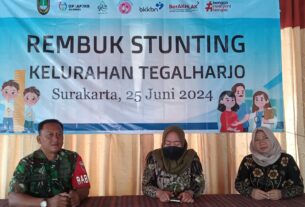 Turunkan Angka Stunting, Babinsa Tegalharjo Bersama Kader PKK Laksanakan Rapat Rembuk Stanting