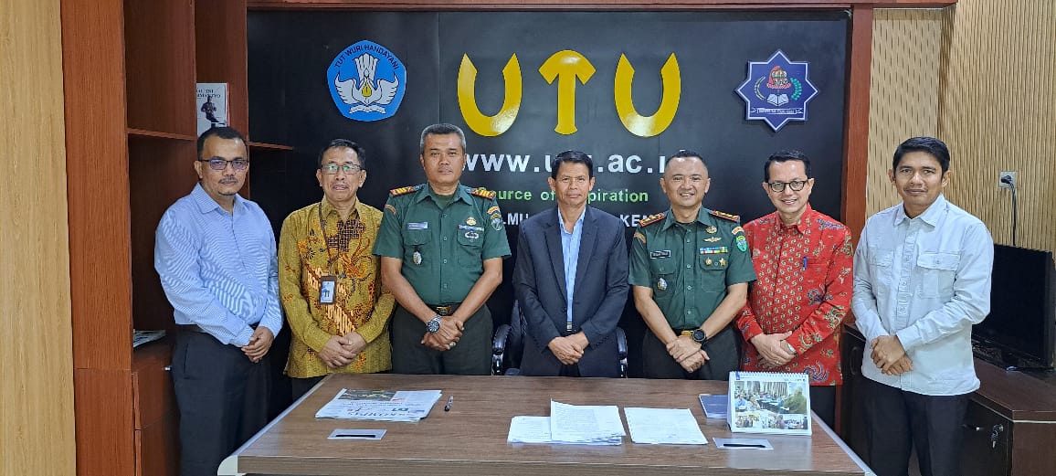Kunjungan Ke Perguruan Tinggi, Dandim 0105/Abar Disambut Hangat Oleh Rektor UTU Dan Ketua STAIN TDM