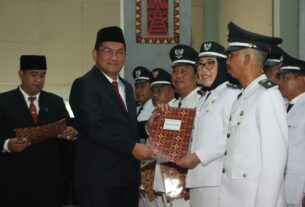 231 Kades Lampura Dikukuhkan perpanjangan Jabatan