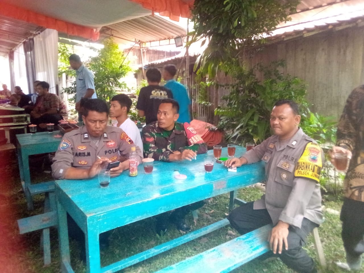 Babinsa Dan Bhabinkamtipmas Juwangi Bersinergi Jaga Kondusifitas Di Wilayahnya