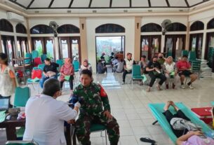 Babinsa Danukusuman, Walaupun Setetes Darah Namun Mampu Menyelamatkan Orang Lain
