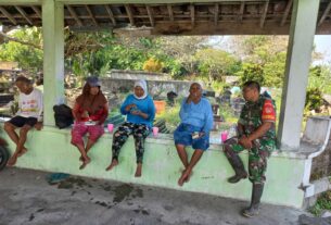 Babinsa Sawit Motivasi Petani Desa Tegalrejo