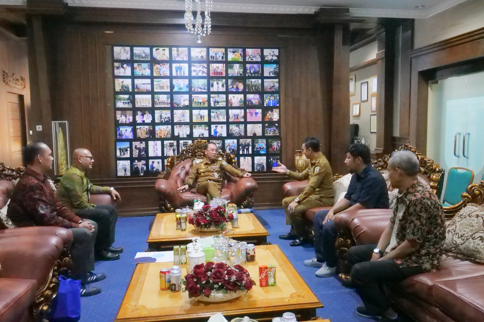Bupati Way Kanan Terima Audiensi Kepala Stasiun TVRI Provinsi Lampung