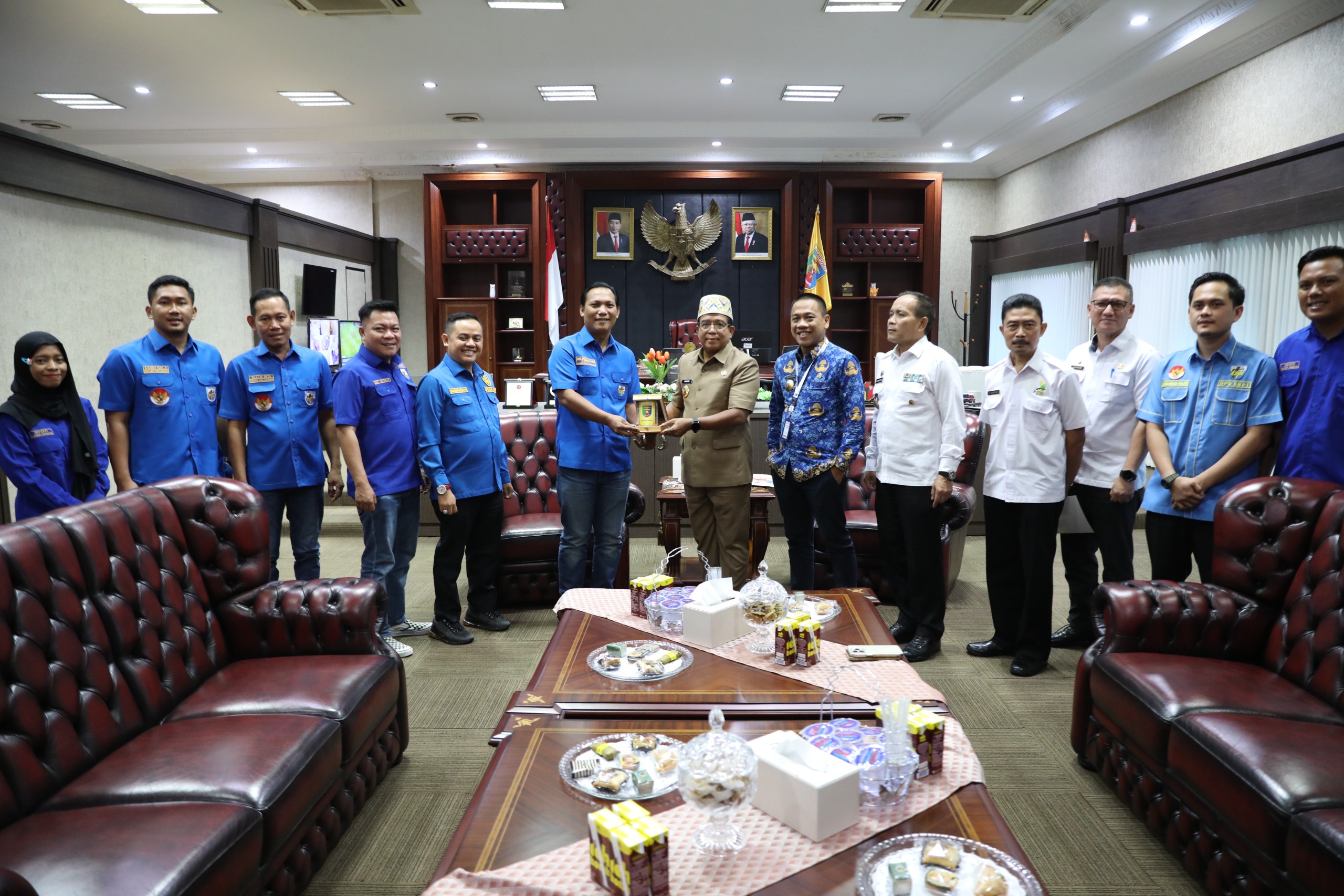 Pj. Gubernur Samsudin Ajak KNPI Lampung Wujudkan Generasi Muda Kreatif dan Inovatif