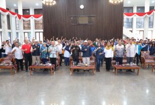 Pj. Gubernur Samsudin Lepas 55 Peserta Program Perguruan Tinggi Membangun Desa 2024, Bukti Komitmen Mendukung Implementasi Merdeka Belajar Kampus Merdeka