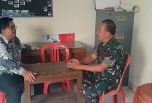 Jalin kerjasama dan kemitraan, Danramil 03/Serengan Silaturahmi Dengan Ketua karang Taruna Serengan