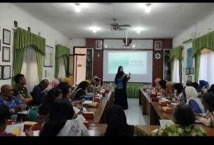 Peran Aktif Bati Wanwil Koramil 03/Serengan Dalam Pertemuan Lokakarya Mini Lintas Sektoral di UPTD Puskemas Jayengan