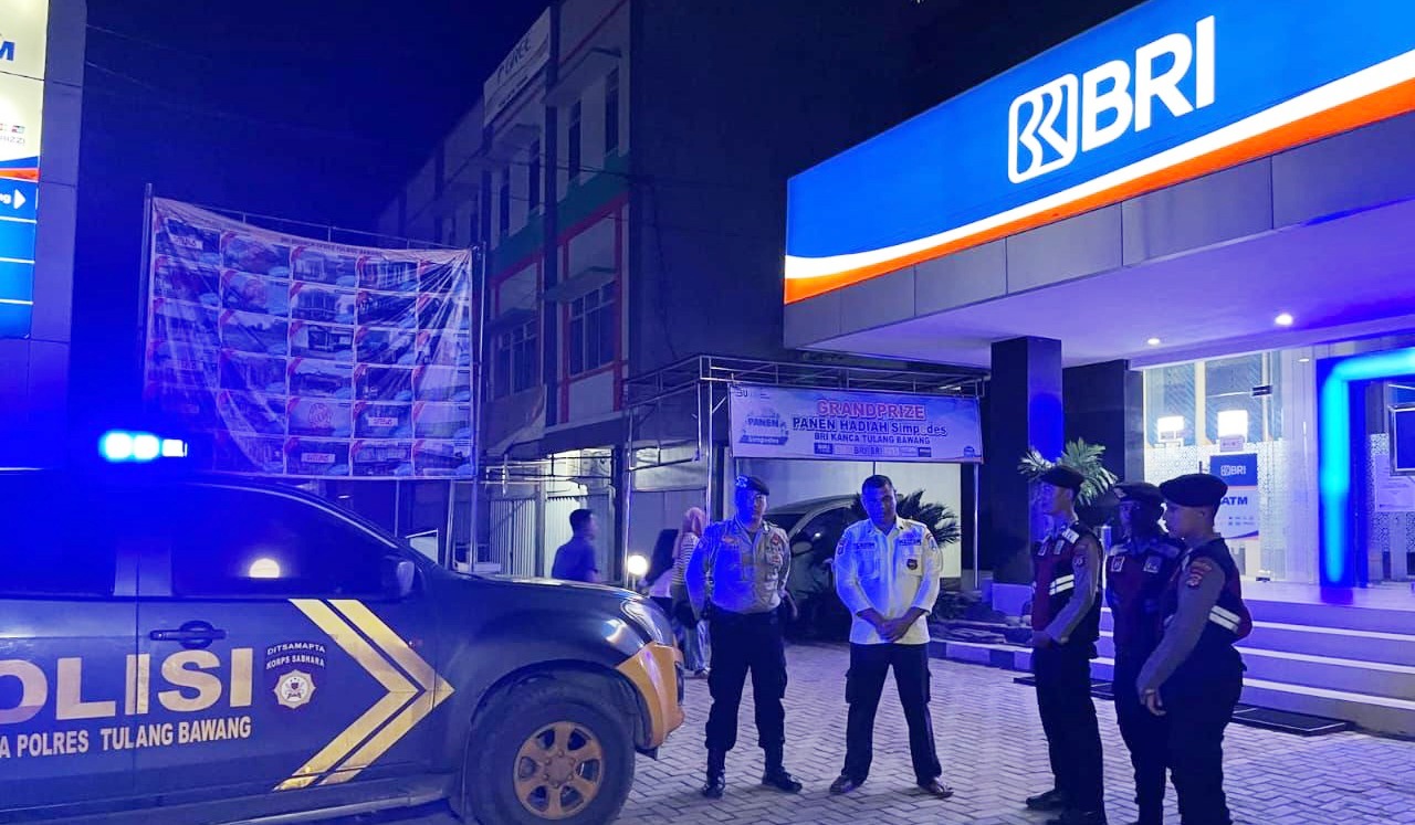 Samapta Polres Tulang Bawang Optimalkan Blue Light Patrol dan Sosialisasikan Call Center 110