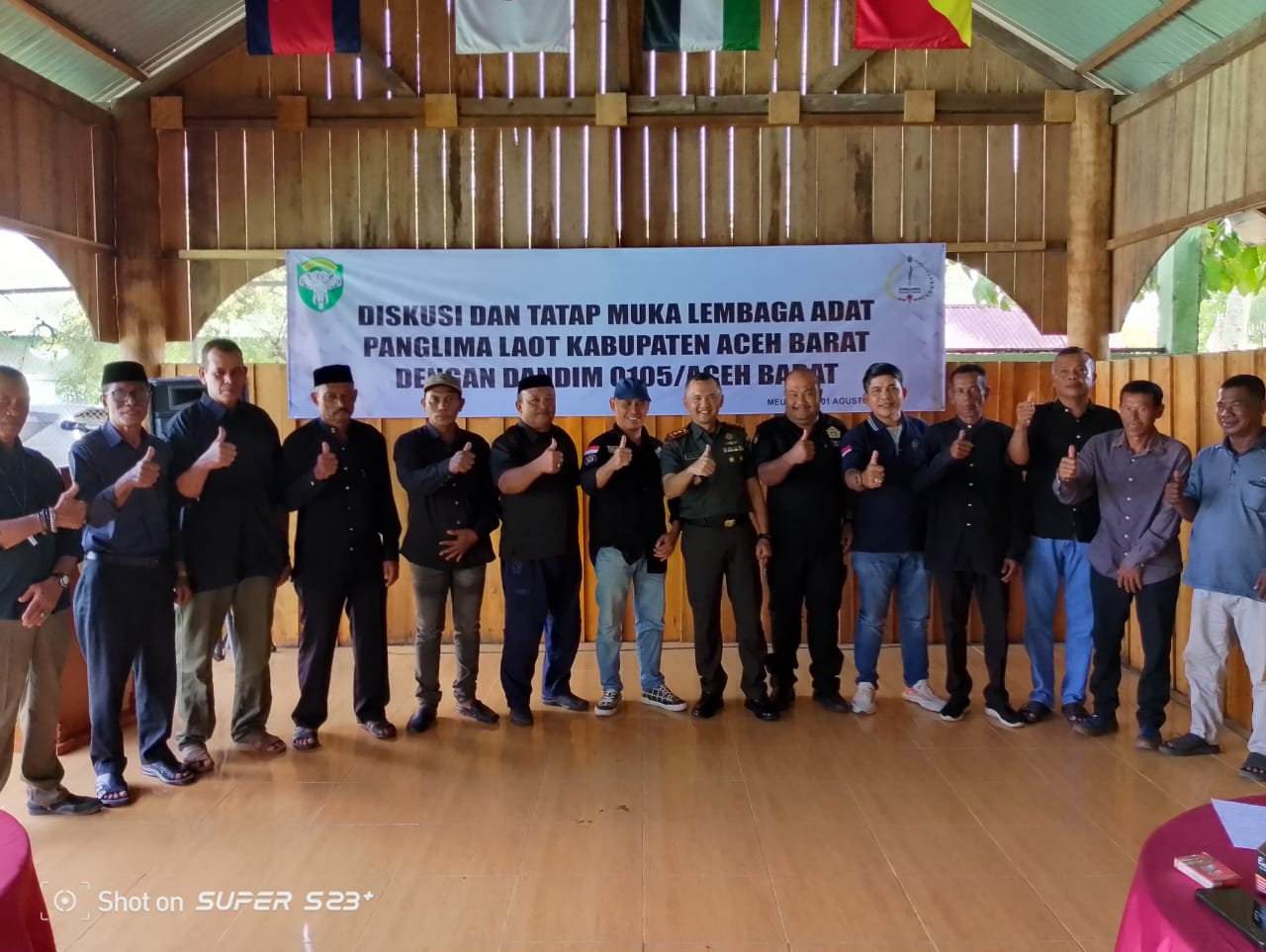 Dandim 0105/Abar Ajak Panglima Laot Aceh Barat Jaga Kelestarian Dan Semarakkan 17 Agustus 2024