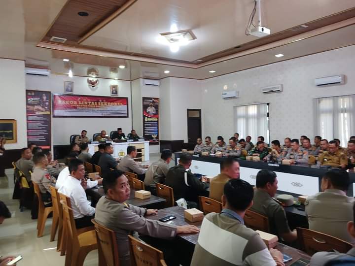 Pj. Bupati Lampung Utara Hadiri Rapat Koordinasi Lintas Sektoral Operasi Mantap Praja Krakatau 2024