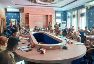 Pj. Bupati Lampung Utara Pimpin Rapat Persiapan Evaluasi Laporan Kinerja Triwulan II.