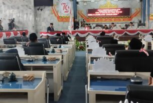 Pj. Bupati Lampura hadiri Pelantikan Anggota DPRD