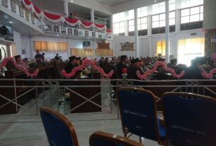DPRD Way Kanan Gelar Paripurna Istimewa HUT RI Ke-79