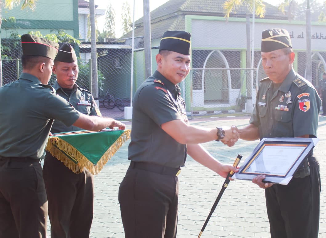 Dandim 0813 Bojonegoro Pimpin Upacara Purna Tugas Anggota