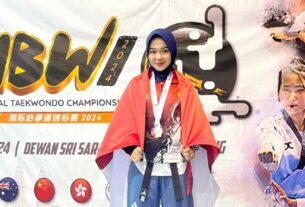 Harumkan Nama Polri, Personel Polres Lampura Sabet Mendali, Perak dan Perunggu pada Ajang Taekwondo Internasional Championship