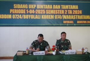 Kenaikan Pangkat Prajurit Suatu Kehormatan Dan Kebanggaan