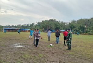 Muspika Panton Reu Secara Resmi Membuka Turnamen Sepakbola Piala Keuchik Meutulang Dalam Rangka Menyambut HUT RI Ke - 79