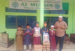Polisi Peduli, Polres Lampung Utara Kunjungi Panti Asuhan