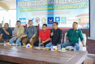 Ribuan relawan cinta tubaba siap hantarkan Nona mendaftarkan ke KPU.
