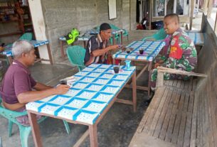 Sederhana Dan Bersahaja, Babinsa Posramil 05/PC Berinteraksi Dengan Masyarakat Di Desa Binaan