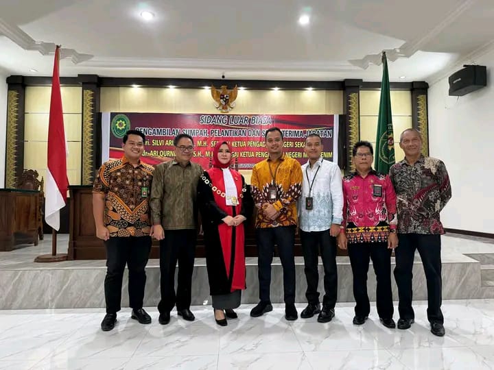 Siap Bersinergi, Pj Bupati Muba Ucapkan Selamat Kepada Ketua PN Sekayu yang Baru